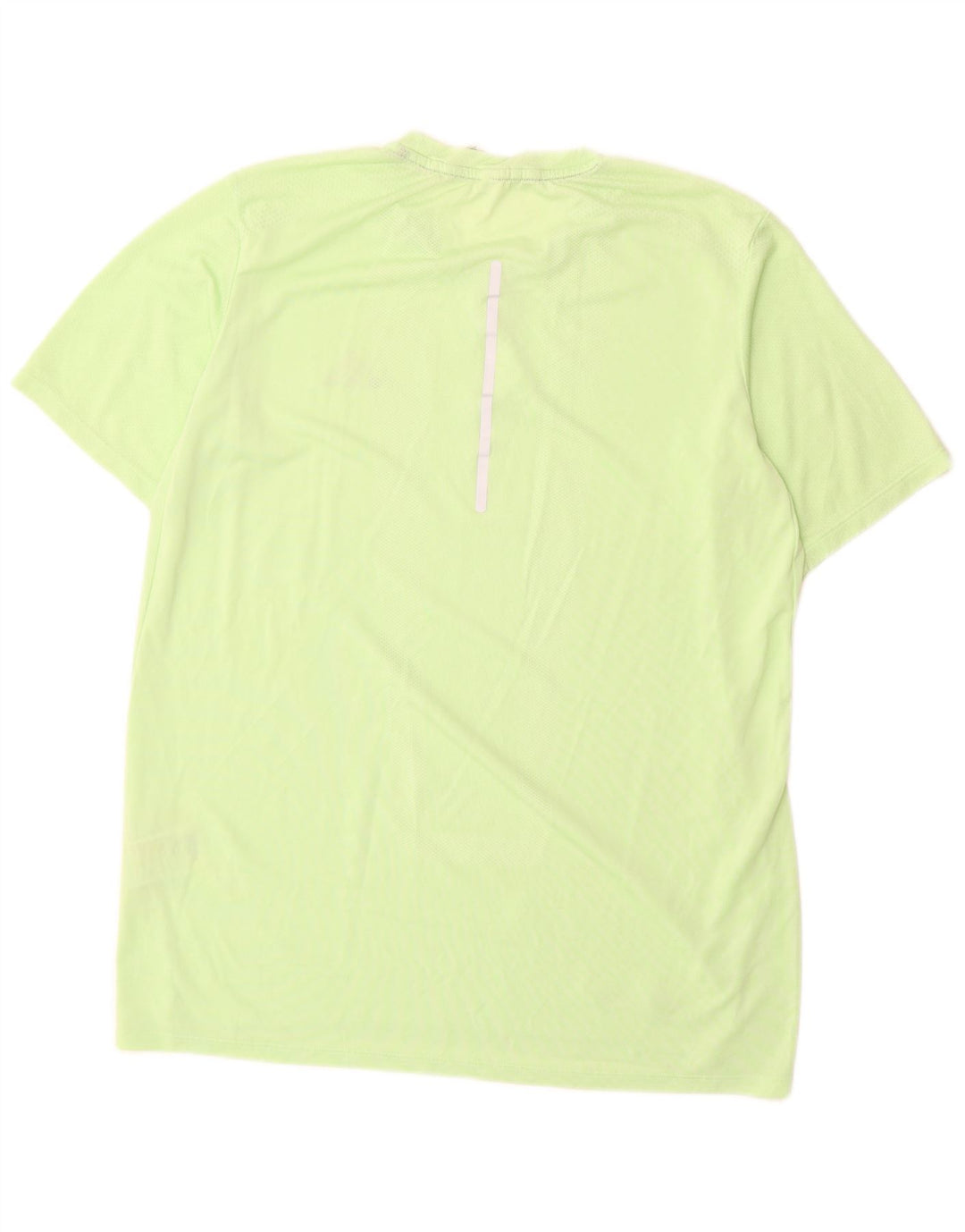 Adidas Mens T-Shirt Top Medium Green Polyester