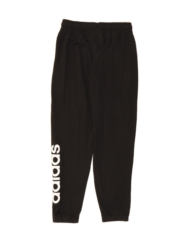ADIDAS Mens Graphic Tracksuit Trousers Joggers Medium  Black Cotton Vintage Adidas and Second-Hand Adidas from Messina Hembry 