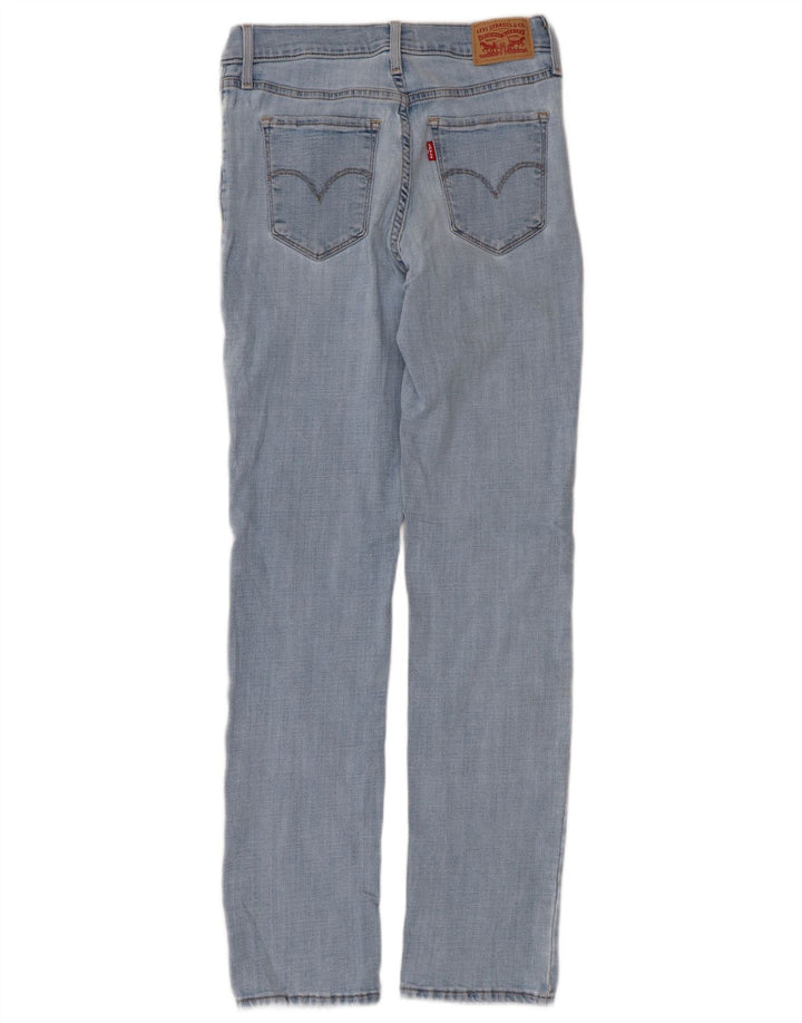 Levi's Womens 312 Shaping Slim Jeans W27 L30 Blue Cotton