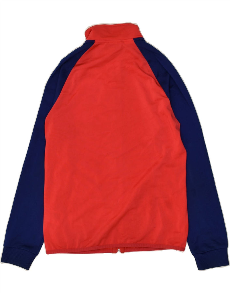 ADIDAS Boys Tracksuit Top Jacket 13-14 Years Red Colourblock Polyester | Vintage Adidas | Thrift | Second-Hand Adidas | Used Clothing | Messina Hembry 