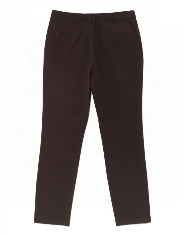 Marks & Spencer Womens Straight Suit Trousers UK 14 Large W32 L27 Black