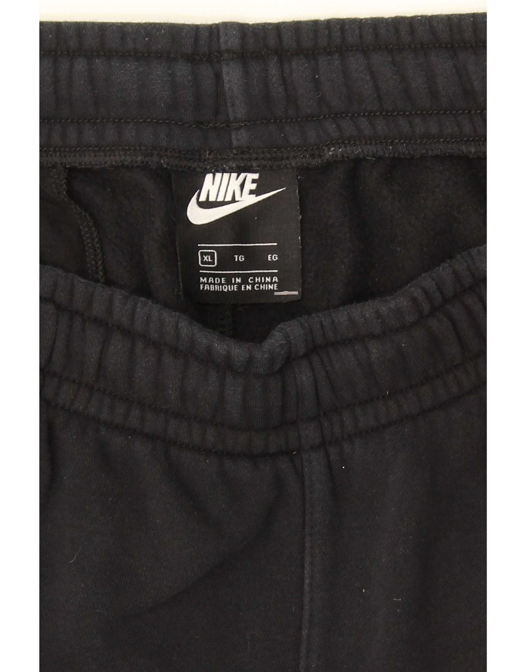 Nike Mens Tracksuit Trousers Joggers XL Black Cotton