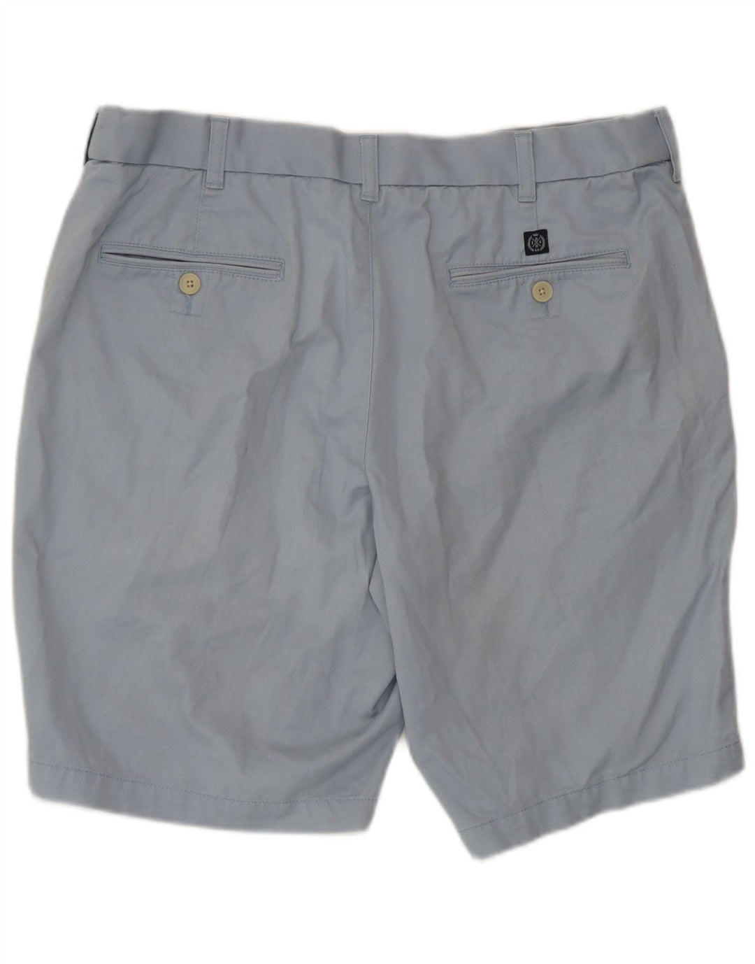 Marks & Spencer Mens Chino Shorts W36 Large  Blue Cotton