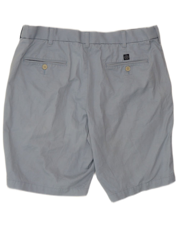 Marks & Spencer Mens Chino Shorts W36 Large  Blue Cotton