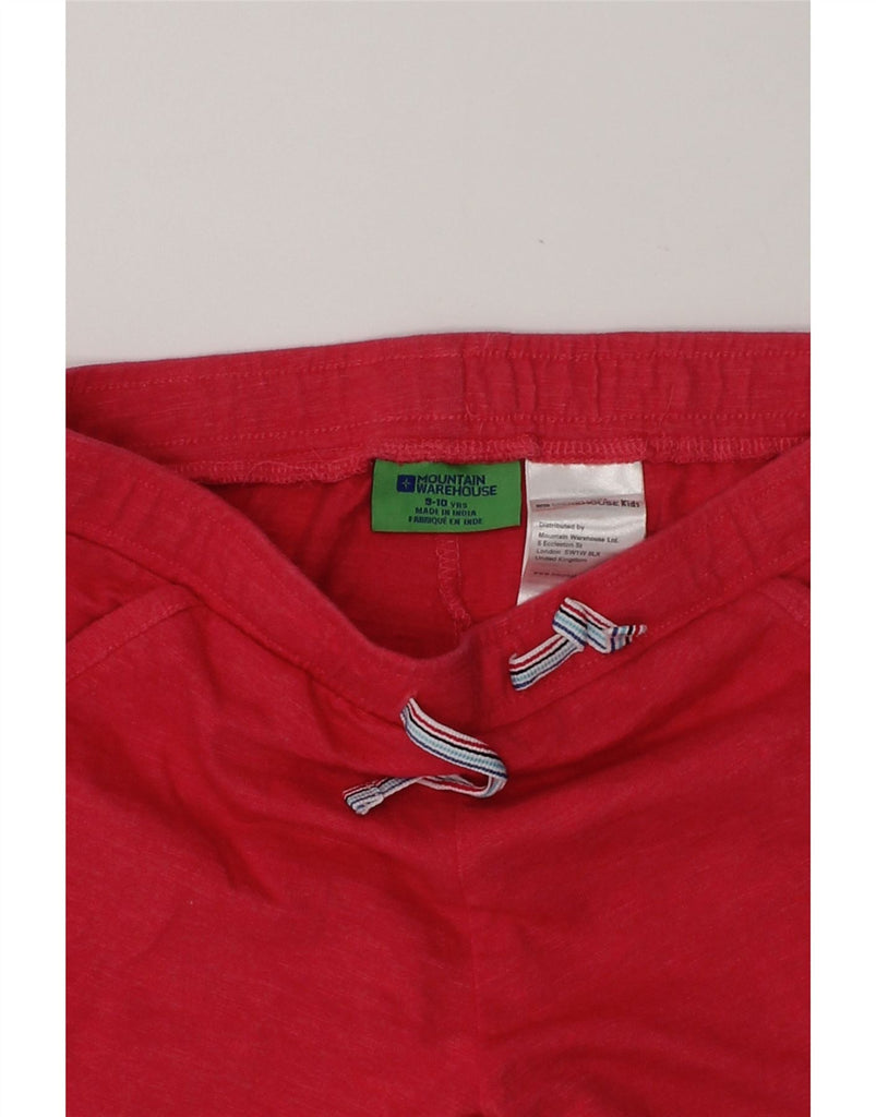 MOUNTAIN WAREHOUSE Girls Sport Shorts 9-10 Years Red Cotton | Vintage Mountain Warehouse | Thrift | Second-Hand Mountain Warehouse | Used Clothing | Messina Hembry 