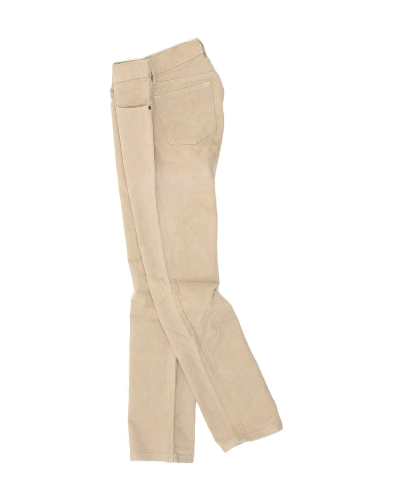 LEVI'S Womens 495 Straight Jeans W27 L32 Beige Cotton Vintage Levi's and Second-Hand Levi's from Messina Hembry 