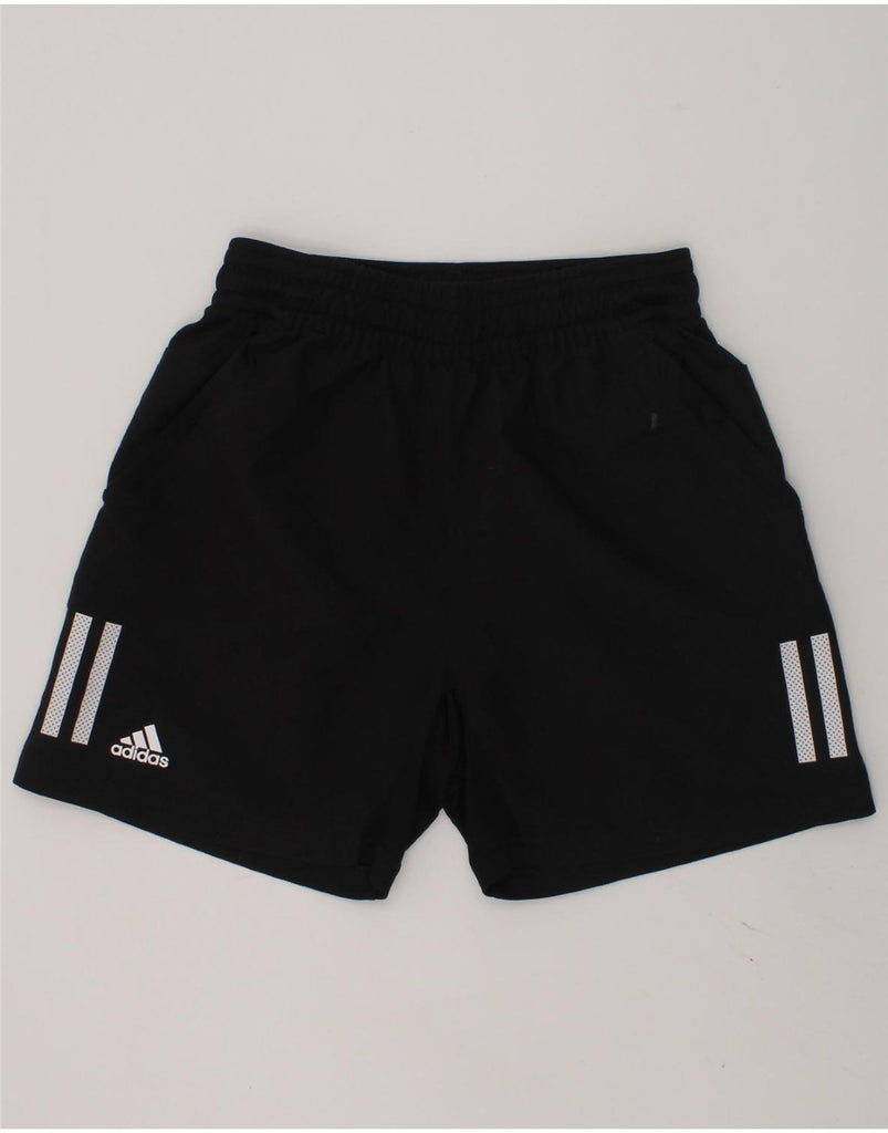 ADIDAS Boys Sport Shorts 11-12 Years Black Polyester | Vintage Adidas | Thrift | Second-Hand Adidas | Used Clothing | Messina Hembry 