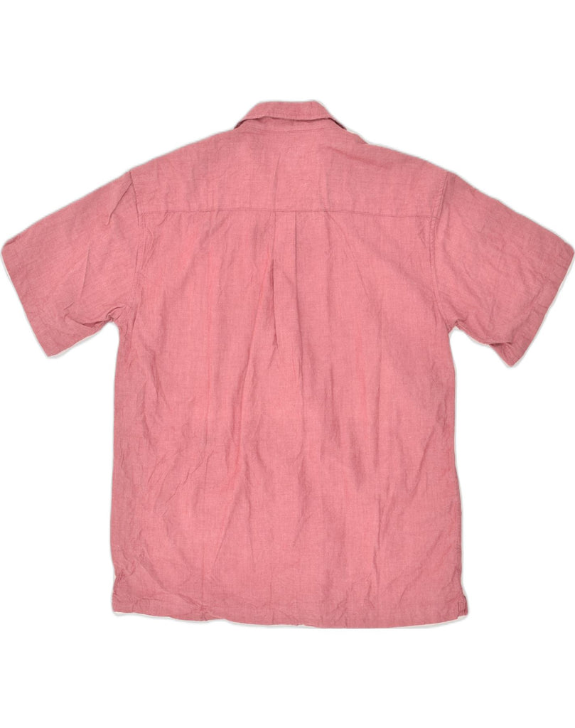 CONVERSE Mens Short Sleeve Shirt Medium Pink Cotton | Vintage Converse | Thrift | Second-Hand Converse | Used Clothing | Messina Hembry 