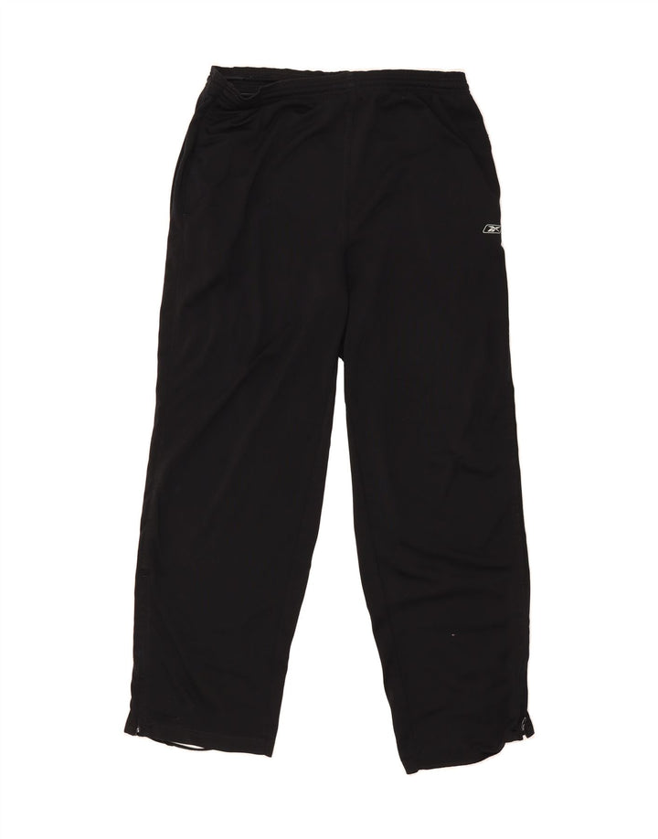 REEBOK Mens Tracksuit Trousers Large  Black Polyester Vintage Reebok and Second-Hand Reebok from Messina Hembry 