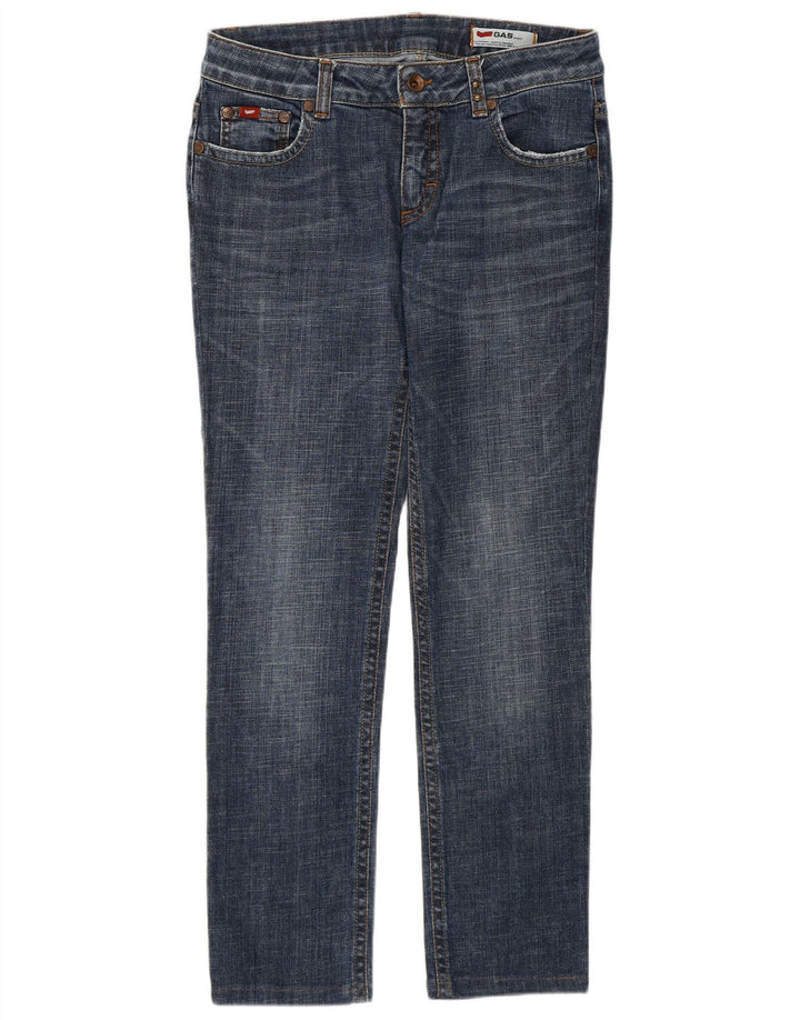 Gas Womens Slim Jeans W31 L29 Blue Cotton