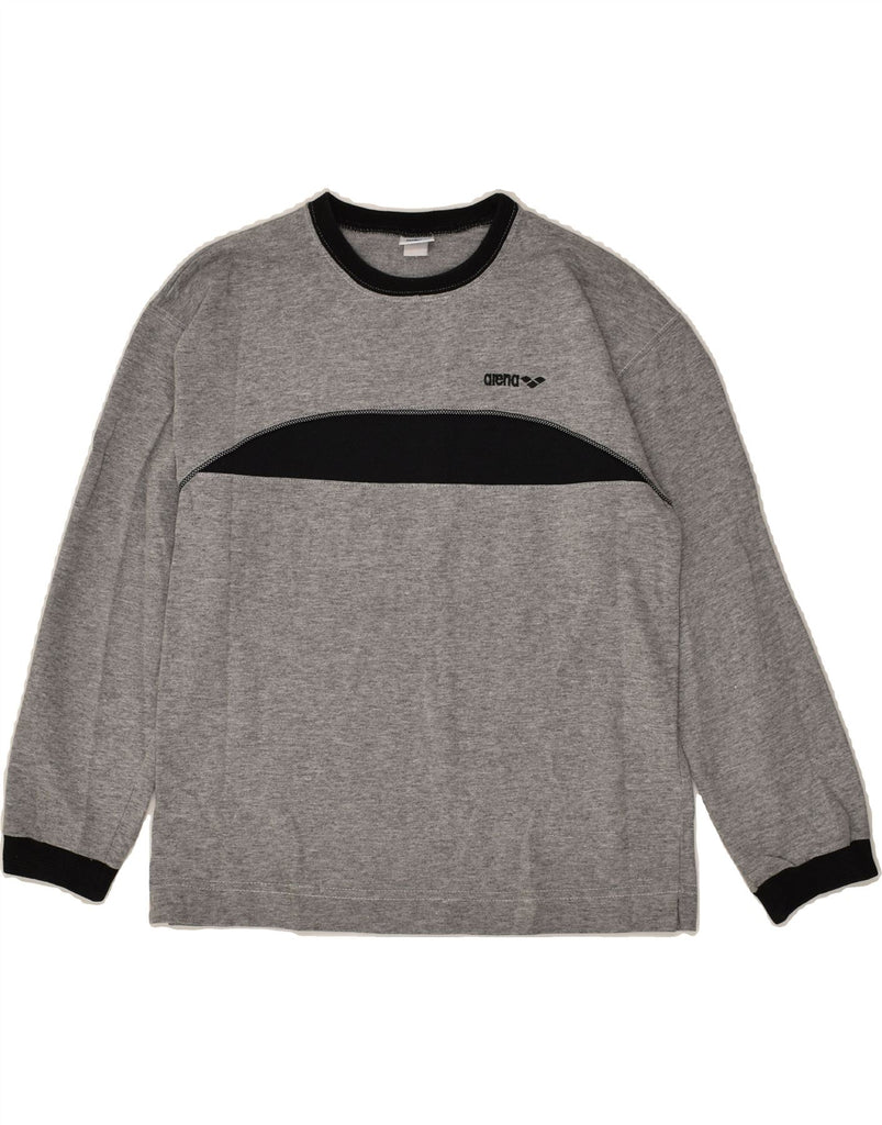 ARENA Boys Top Long Sleeve 12-13 Years Grey | Vintage Arena | Thrift | Second-Hand Arena | Used Clothing | Messina Hembry 