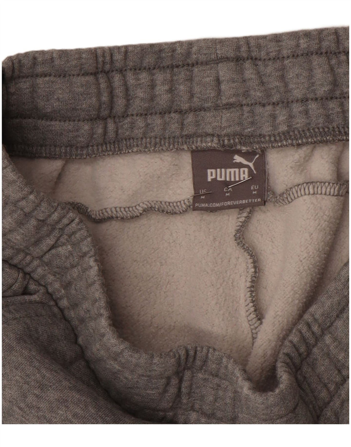 Puma Mens Tracksuit Trousers Joggers Medium  Grey Flecked