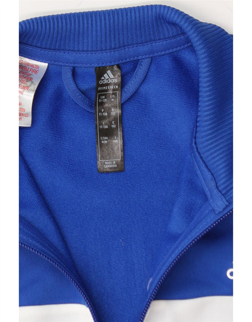 ADIDAS Boys Tracksuit Top Jacket 11-12 Years Multicoloured Colourblock Vintage Adidas and Second-Hand Adidas from Messina Hembry 