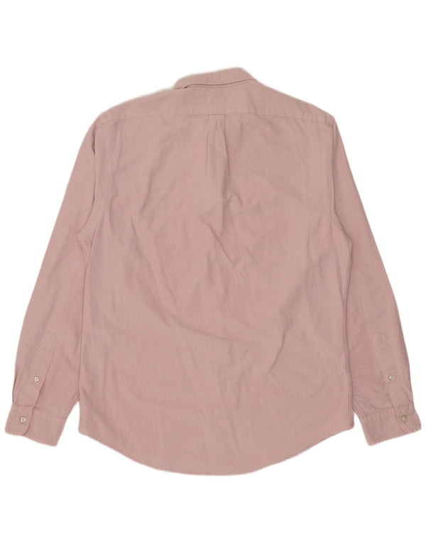 Ralph Lauren Mens Slim Fit Shirt Large Pink Cotton
