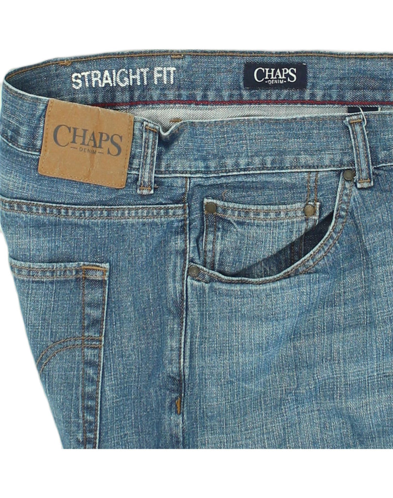 CHAPS Mens Straight Jeans W38 L32 Blue Cotton | Vintage Chaps | Thrift | Second-Hand Chaps | Used Clothing | Messina Hembry 