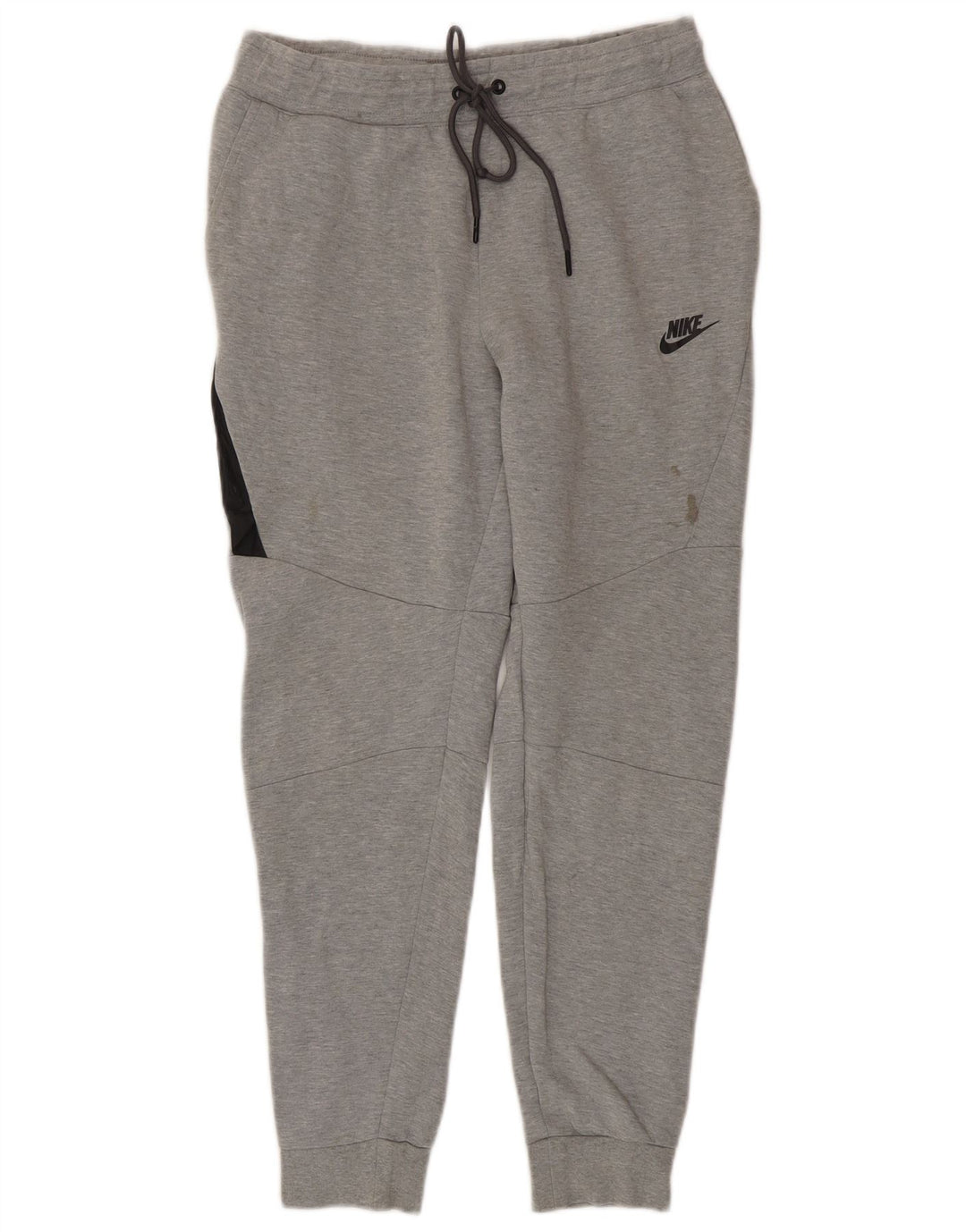Nike Mens Tracksuit Trousers Joggers Medium Grey Colourblock Cotton