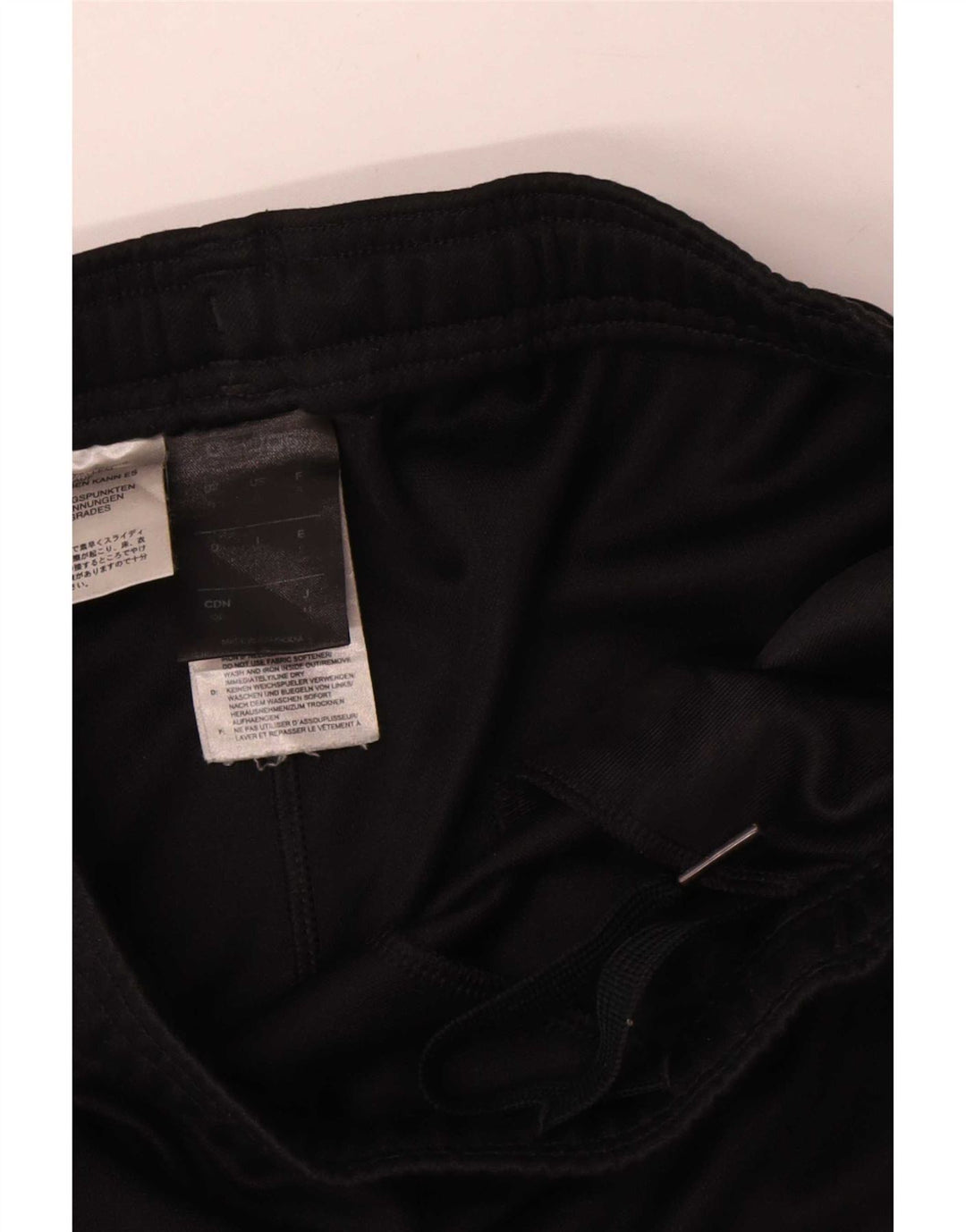 Adidas Mens Tracksuit Trousers Small Black Polyester