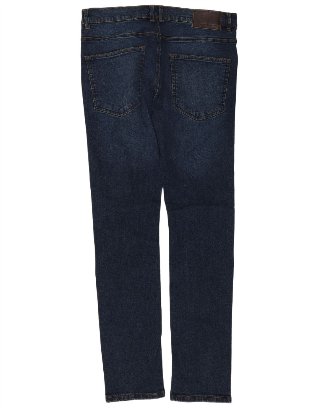 French Connection Mens Slim Jeans W36 L32 Navy Blue Cotton