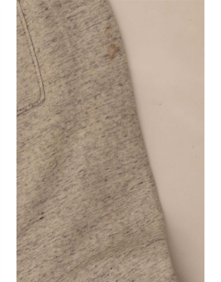 Hollister Mens Graphic Tracksuit Trousers Medium Grey Flecked Cotton