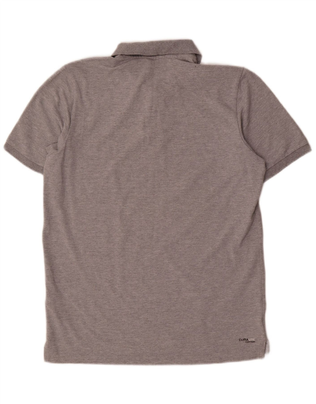 Adidas Mens Climalite Polo Shirt Large Grey Cotton