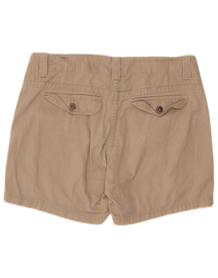 Lee Womens Cargo Shorts US 10 Large W34  Beige Cotton