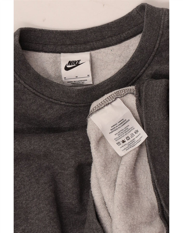 Nike Mens Sweatshirt Jumper Medium Grey Cotton