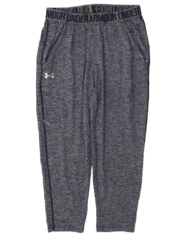 Under Armour Womens Heat Gear Graphic Tracksuit Trousers UK 4 XS Blue