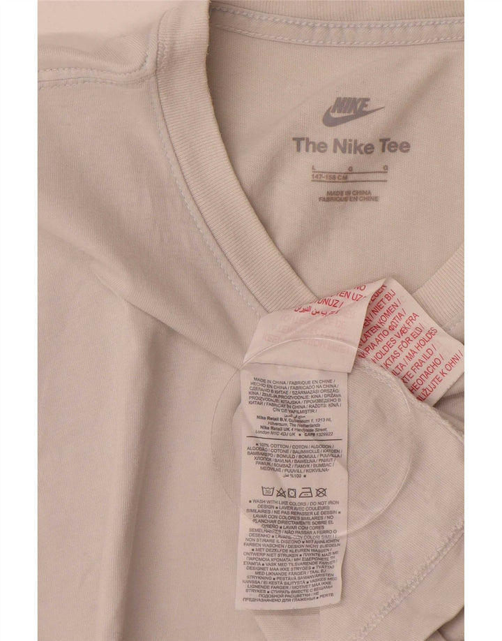Nike Boys T-Shirt Top 12-13 Years Large White Cotton
