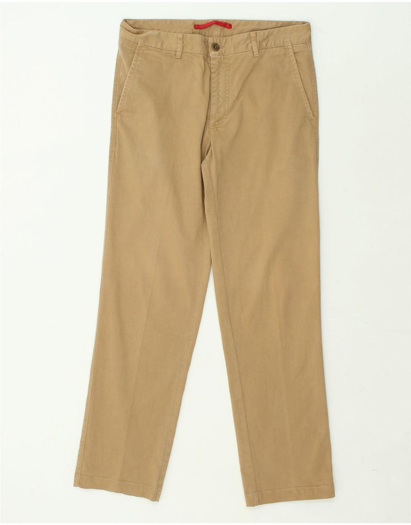 CERRUTI 1881 Mens Straight Chino Trousers IT 50 Large W32 L30 Brown Cotton | Vintage Cerruti 1881 | Thrift | Second-Hand Cerruti 1881 | Used Clothing | Messina Hembry 