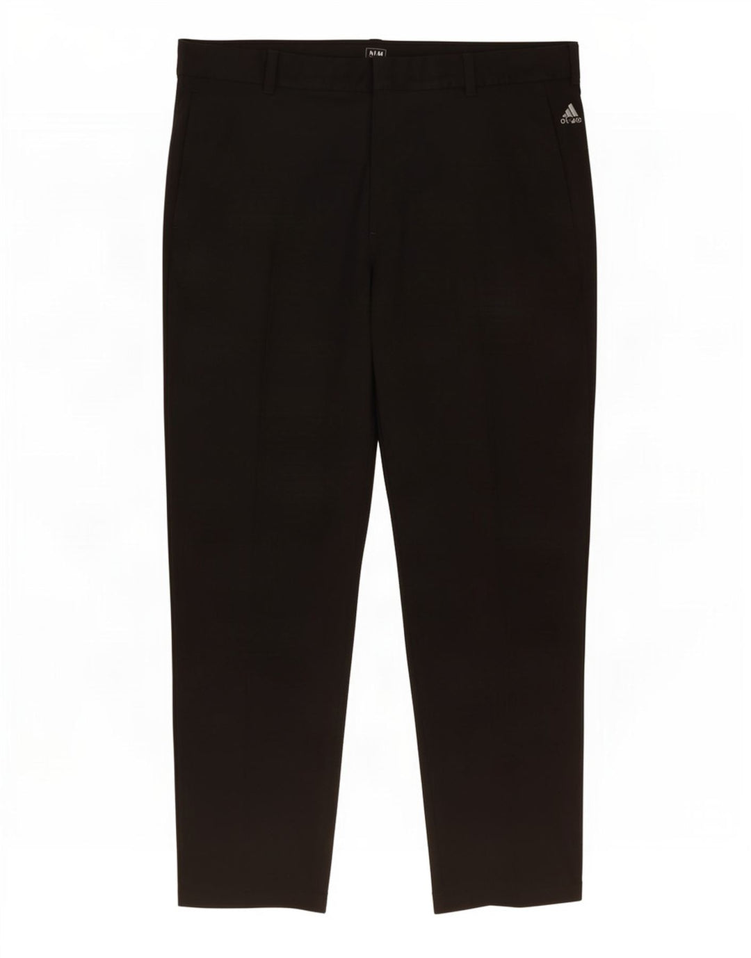 Adidas Mens Straight Suit Trousers W40 L30 Black Polyester