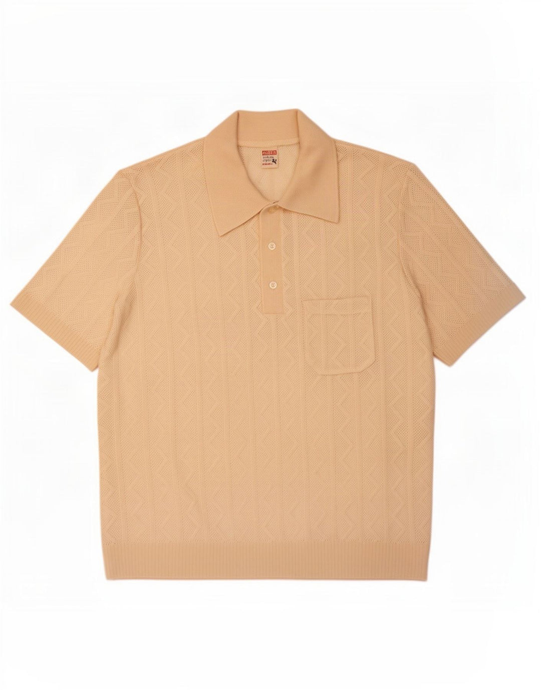 Huber Mens Polo Shirt Medium Beige