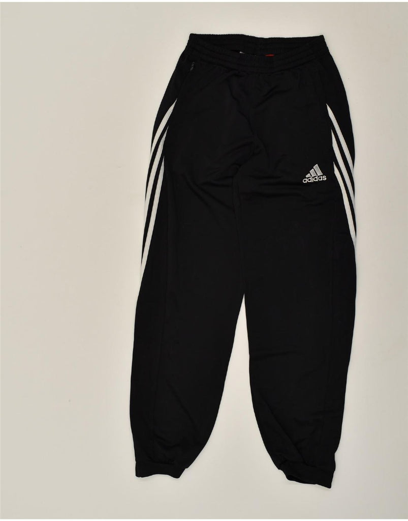 ADIDAS Mens Tracksuit Trousers Small Black Polyester | Vintage Adidas | Thrift | Second-Hand Adidas | Used Clothing | Messina Hembry 