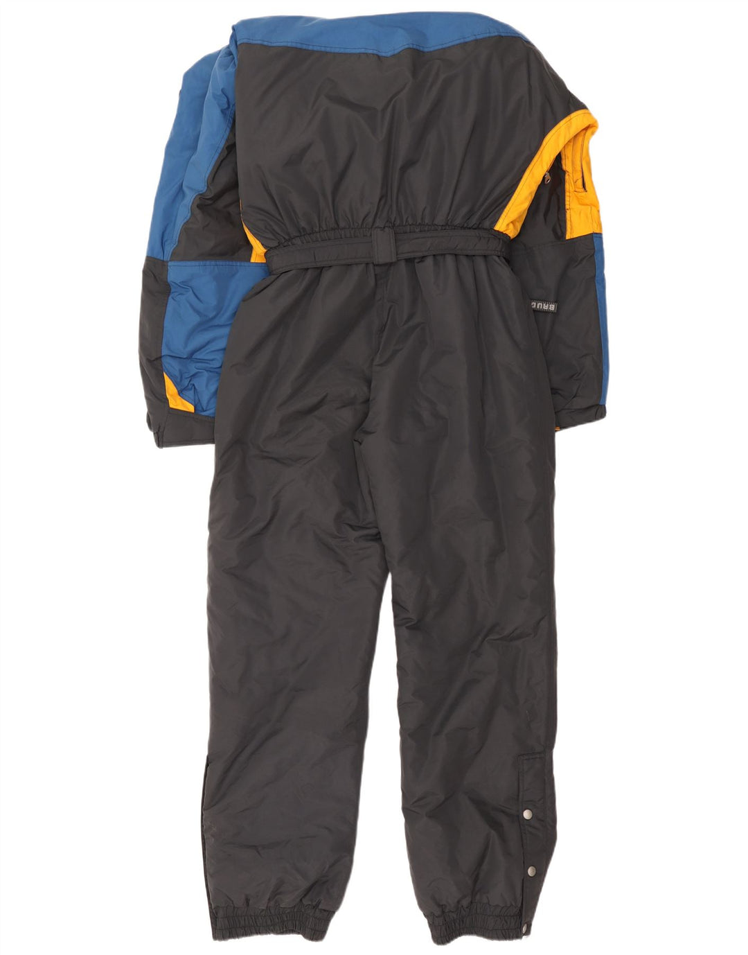 Brugi Mens Hooded Ski Jumpsuit IT 54 2XL  Grey Colourblock Polyamide