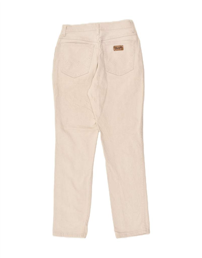 WRANGLER Mens Slim Jeans W32 L30 Beige Cotton | Vintage Wrangler | Thrift | Second-Hand Wrangler | Used Clothing | Messina Hembry 