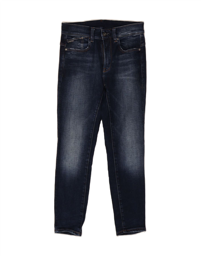 G-STAR Womens Skinny Jeans W25 L26 Navy Blue Cotton Vintage G-Star and Second-Hand G-Star from Messina Hembry 
