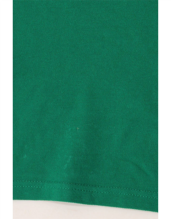 SERGIO TACCHINI Mens Polo Shirt Medium Green Cotton Vintage Sergio Tacchini and Second-Hand Sergio Tacchini from Messina Hembry 