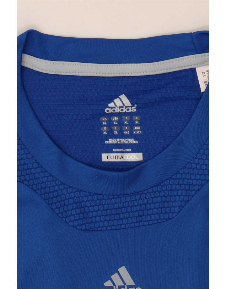 Adidas Mens Climacool Vest Top XL Blue Colourblock
