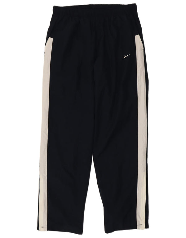 Nike Mens Tracksuit Trousers Large  Navy Blue Colourblock Polyester