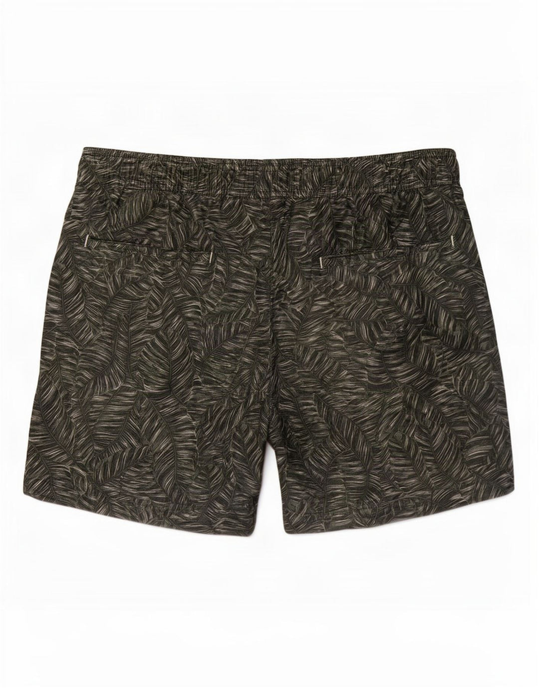 Reiss Mens Swimming Shorts Small Green Floral Polyester