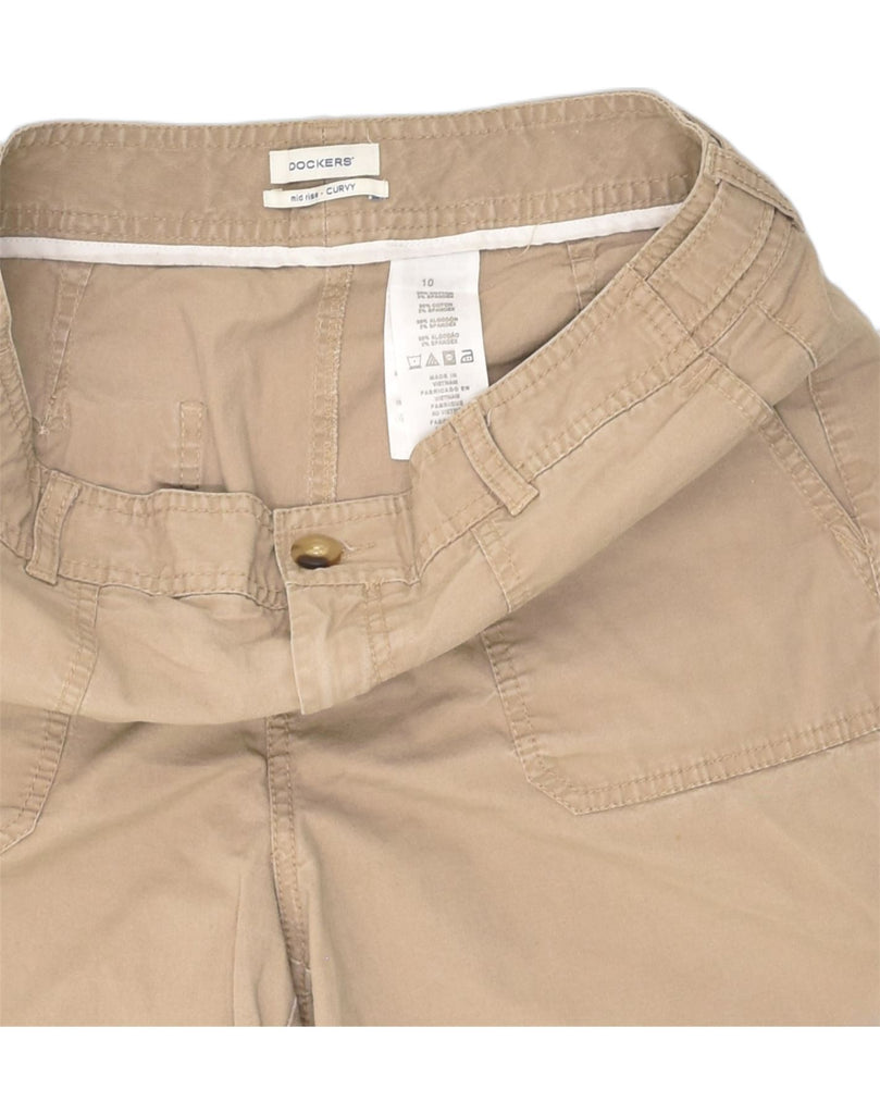 DOCKERS Womens Chino Shorts US 10 Large W32 Beige Cotton | Vintage Dockers | Thrift | Second-Hand Dockers | Used Clothing | Messina Hembry 