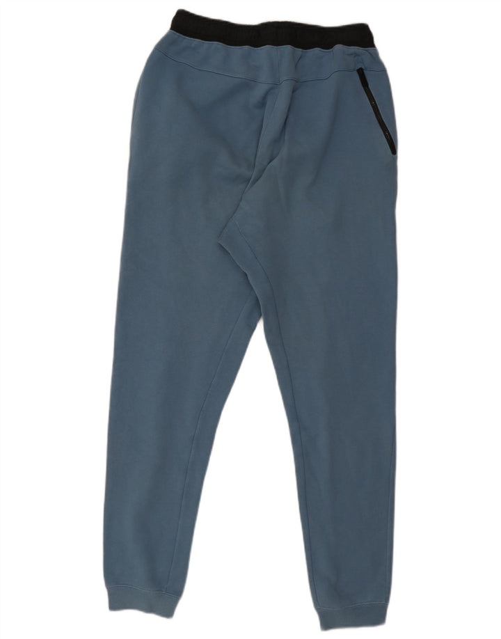 Nike Mens Tracksuit Trousers Joggers Small  Blue Colourblock Cotton
