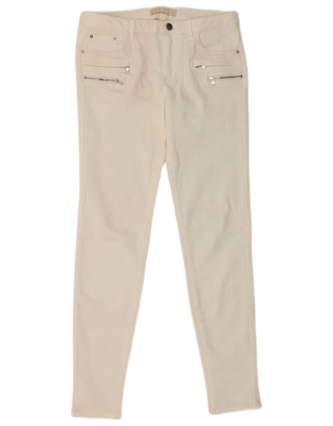 Zara Womens Skinny Jeans EU 38 Small W28 L28 White