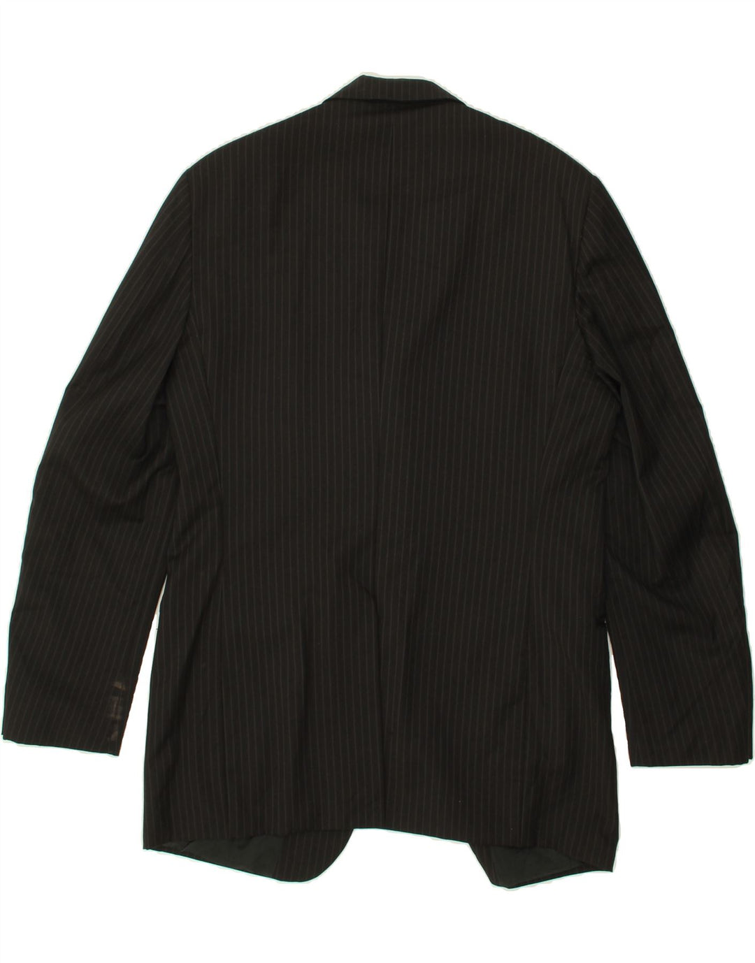 CERRUTI Mens 3 Button Blazer Jacket IT 50 Large Black Striped Viscose Vintage Cerruti and Second-Hand Cerruti from Messina Hembry 