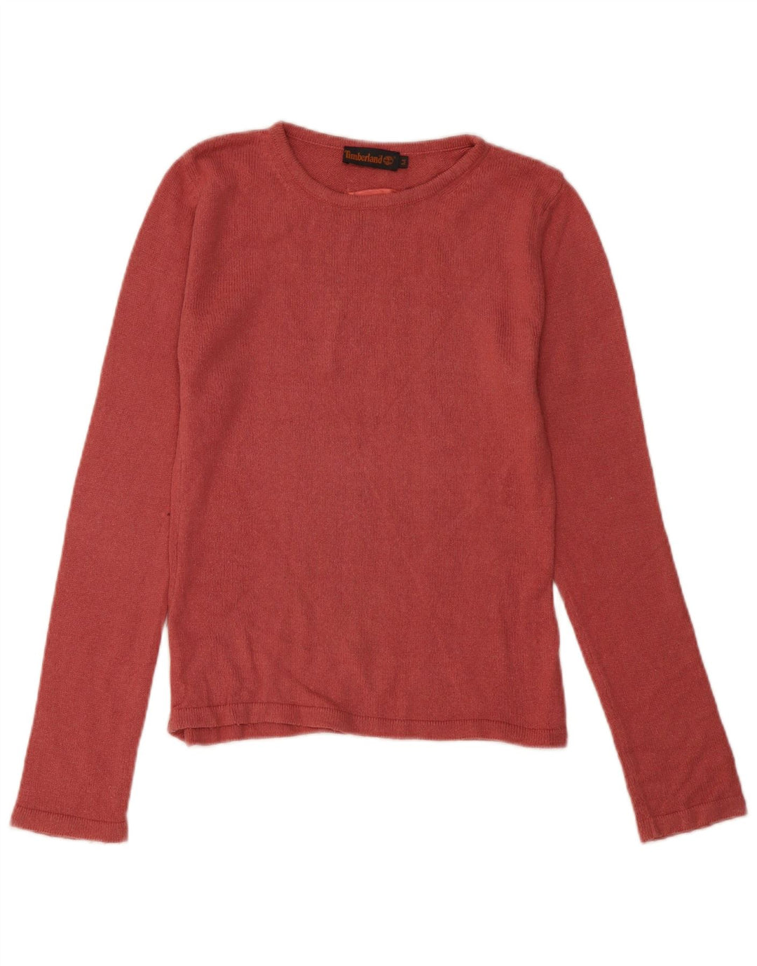 Timberland Womens Boat Neck Jumper Sweater UK 12 Medium Pink Viscose ...