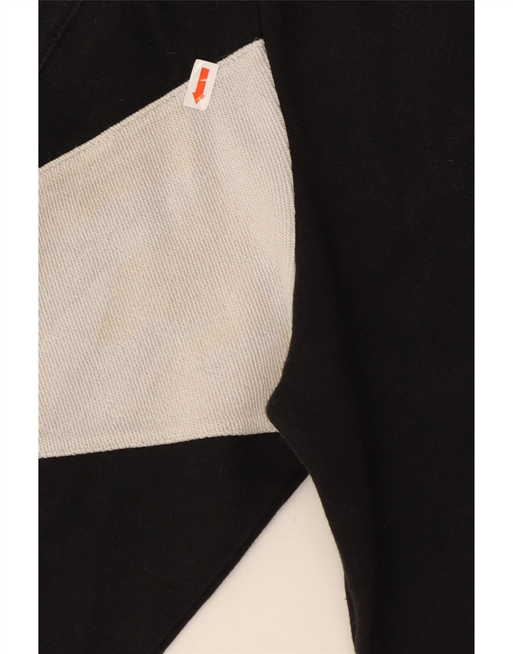 CHAMPION Mens Graphic Sweatshirt Jumper XL Black Colourblock Cotton