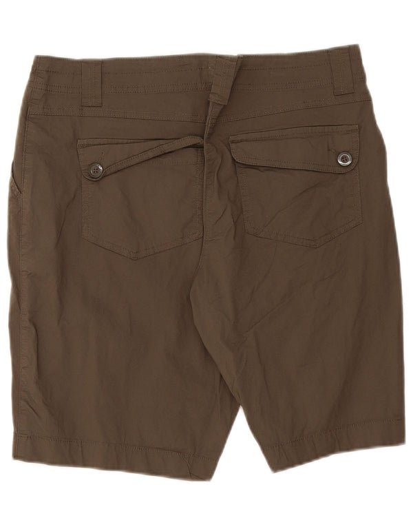 Mountain Warehouse Womens Chino Shorts UK 14 Large W34 Khaki Cotton