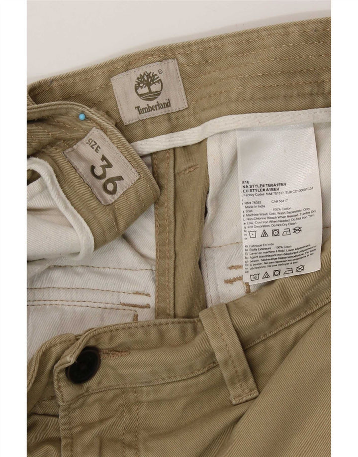 Timberland Mens Cargo Shorts W36 Large Khaki Cotton