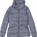 EMPORIO ARMANI Womens Padded Jacket UK 14 Medium Blue Vintage Emporio Armani and Second-Hand Emporio Armani from Messina Hembry 