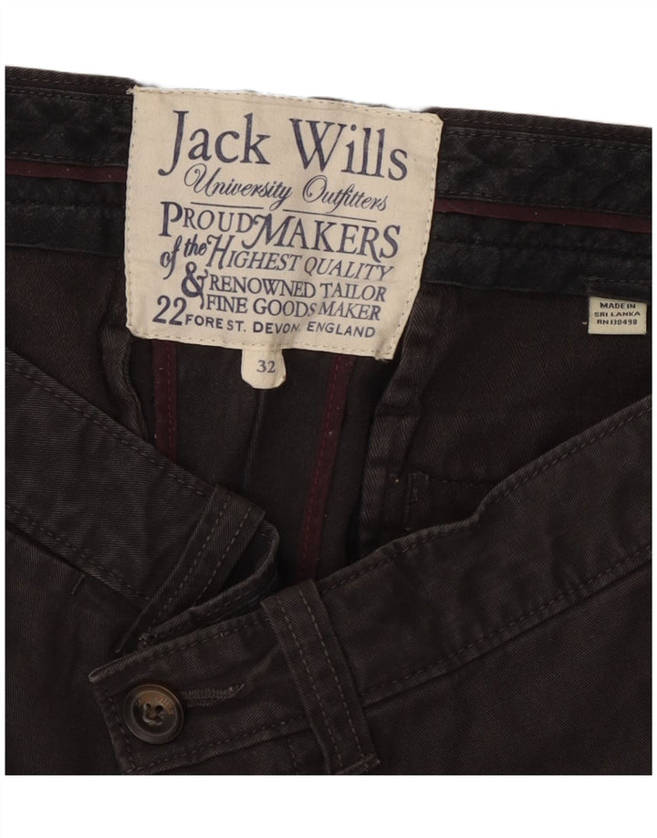 JACK WILLS Mens Chino Shorts W32 Medium Grey
