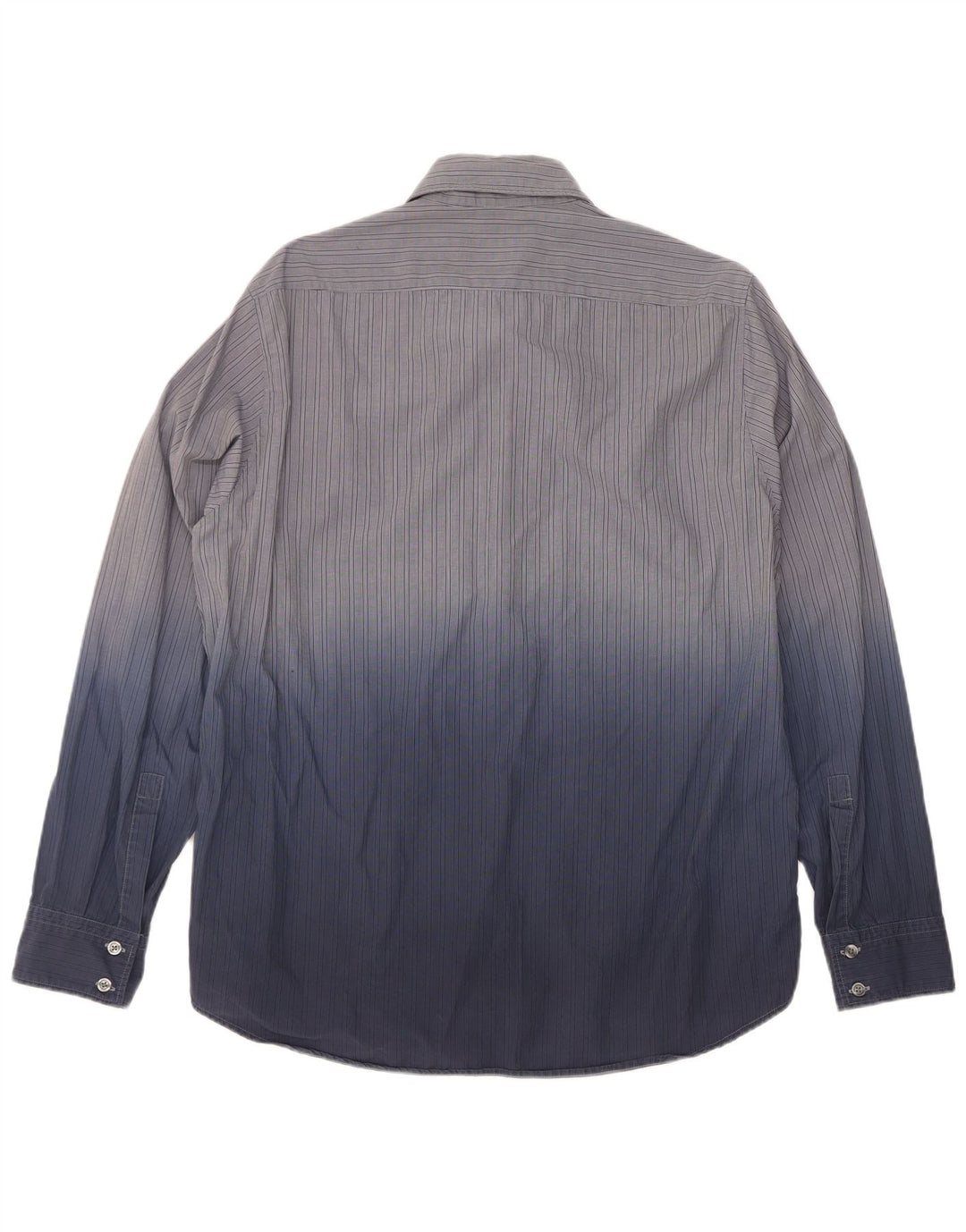 Hugo Boss Mens Shirt Large Blue Tie Dye Cotton